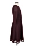 Wisp Stripes Burgundy Casual Dress Size 4 - photo 4