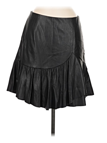 Rebecca Taylor Faux Leather Skirt (view 1)