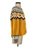 Express Chevron-herringbone Yellow Pullover Sweater Size S - photo 4