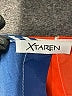 Xtaren 100% Polyester Color Block Blue Short Sleeve Blouse Size M (estimated) - photo 7