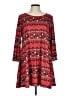 Assorted Brands Paisley Red Casual Dress Size L - photo 1