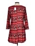 Assorted Brands Paisley Red Casual Dress Size L - photo 2