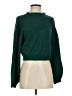 Shein 100% Acrylic Solid Green Turtleneck Sweater Size S - photo 1