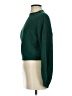Shein 100% Acrylic Solid Green Turtleneck Sweater Size S - photo 5