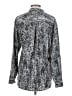 MICHAEL Michael Kors 100% Polyester Animal Print Silver Long Sleeve Blouse Size 4 - photo 2