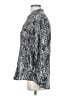 MICHAEL Michael Kors 100% Polyester Animal Print Silver Long Sleeve Blouse Size 4 - photo 5