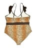 Unbranded Animal Print Brown One Piece Swimsuit Size XXL - photo 2