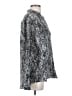 MICHAEL Michael Kors 100% Polyester Animal Print Silver Long Sleeve Blouse Size 4 - photo 4
