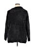 Karen Scott 100% Polyester Metallic Black Pullover Sweater Size 2X - photo 2
