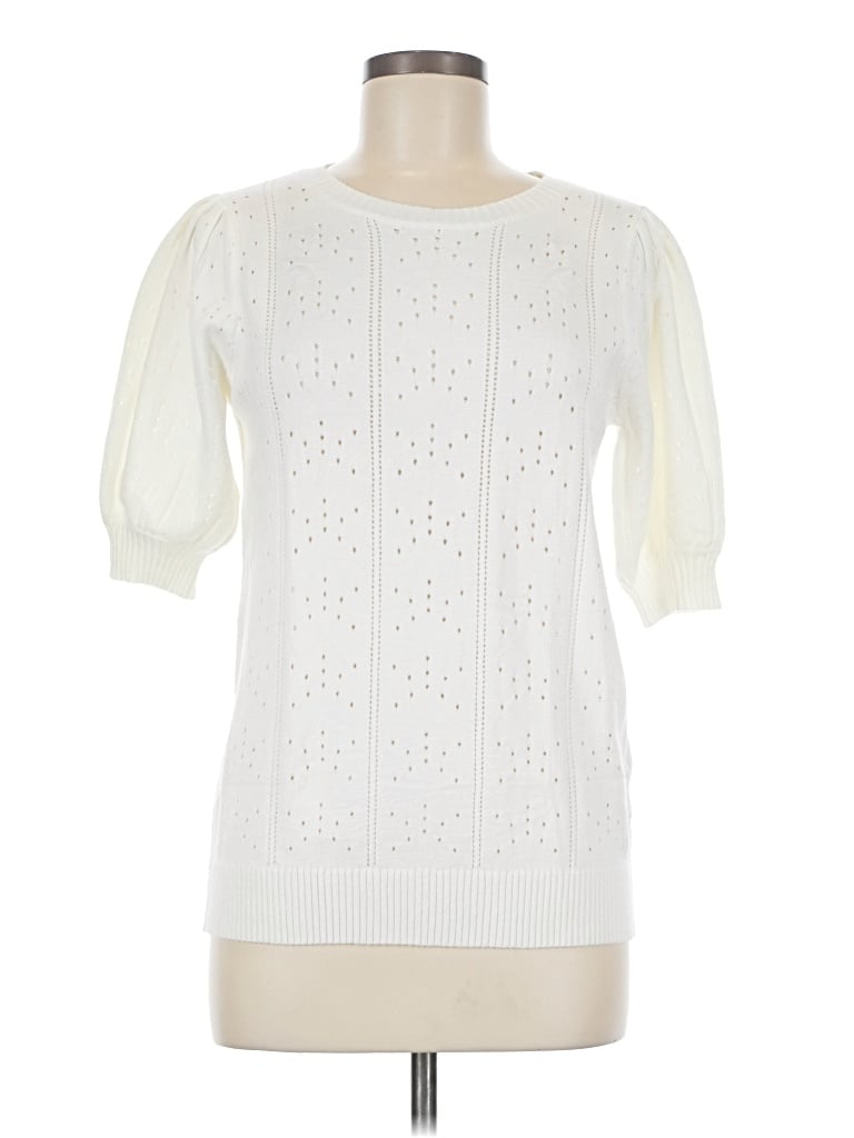 Merokeety Pullover Sweater In White