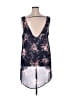 Torrid 100% Polyester Blue Sleeveless Blouse Size 2X Plus (2) - photo 2