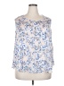 French Connection 100% Polyester Blue Sleeveless Blouse Size 2X - photo 1