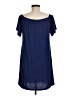 West Loop Solid Blue Casual Dress Size M - photo 2
