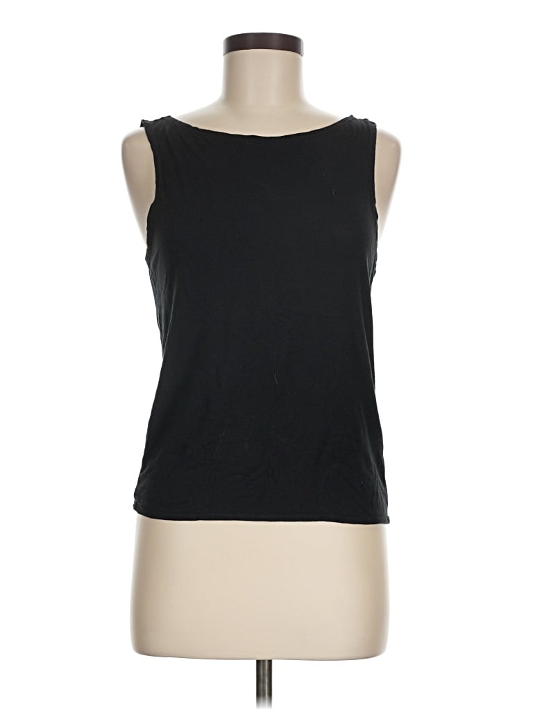 Pre-owned Zyia Active Sleeveless T-shirt In Black