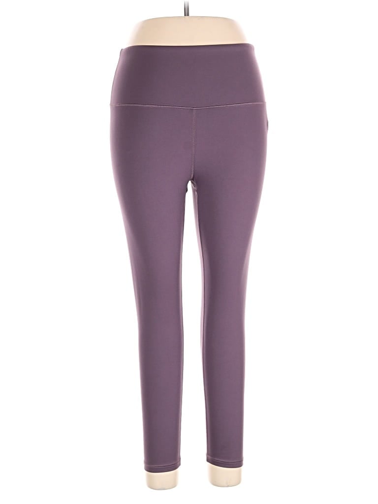 Pre-owned Zobha Active Pants In Purple