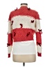 Mighty Fine 100% Polyester Red Cardigan Size M - photo 2