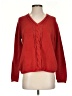 Evan Picone 100% Cotton Red Cardigan Size L - photo 1