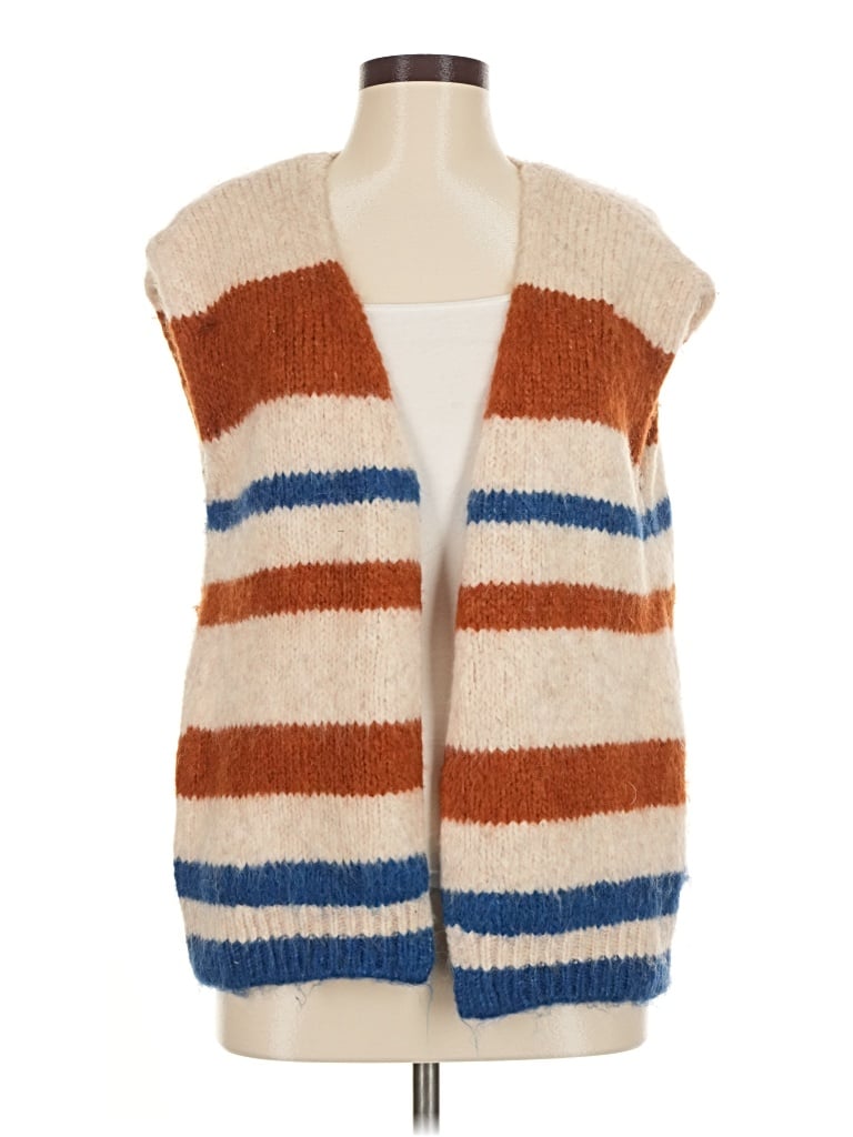 Mng Sweater Vest In Brown