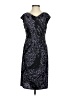Evan Picone Animal Print Gray Cocktail Dress Size 2 (petite) - photo 1