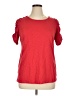 Cato Red Short Sleeve Top Size XL - photo 1