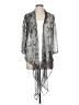 Status by Chenault 100% Polyester Gray Kimono Size M - photo 1