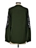 Express 100% Polyester Green Long Sleeve Blouse Size XS - photo 2