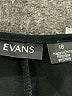 Evans Solid Black Casual Dress Size 18 - photo 6