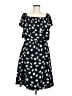Cooper & Ella 100% Polyester Floral Blue Casual Dress Size M - photo 1