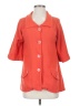 Coldwater Creek 100% Cotton Orange Coat Size S - photo 1