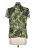 East5th Tropical Green Short Sleeve Blouse Size L - photo 2