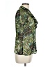 East5th Tropical Green Short Sleeve Blouse Size L - photo 4