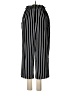 Assorted Brands 100% Polyester Stripes Black Casual Pants Size M - photo 2