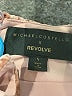 Michael Costello X Revolve Metallic Burgundy Long Sleeve Blouse Size S - photo 4