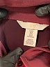 H&M 100% Polyester Burgundy Long Sleeve Blouse Size M - photo 7