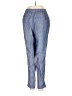 Old Navy Tweed Blue Linen Pants Size XS - photo 2