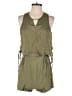 Ethereal 100% Rayon Solid Green Romper Size M - photo 1