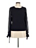 CeCe Black Long Sleeve Blouse Size M - photo 1