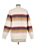 Assorted Brands Stripes Ivory Pullover Sweater Size M - photo 2