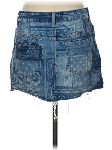 No Boundaries Denim Skirt (view 2)
