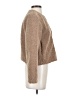 Theory 100% Polyester Brown Tan Faux Fur Jacket Size P (petite) - photo 4