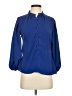 Shein Blue 3/4 Sleeve Blouse Size 4 - photo 1