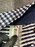 The Upside Checkered-gingham Blue Casual Pants Size XS - photo 7