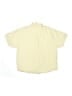 Zara Stripes Yellow Short Sleeve Button-Down Shirt Size 9 - 10 - photo 2