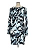 Jennifer Lopez Print Blue Cocktail Dress Size XL - photo 2