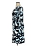 Jennifer Lopez Print Blue Cocktail Dress Size XL - photo 5