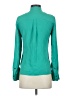 Bebe 100% Polyester Teal Long Sleeve Polo Size XXS - photo 2