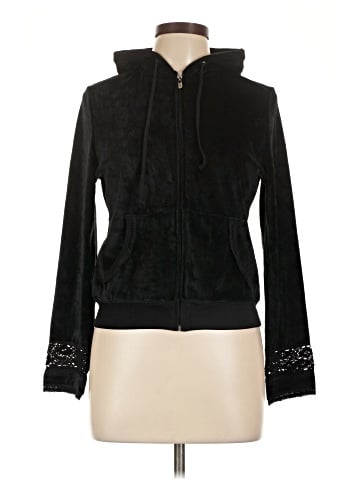 BCBGMAXAZRIA Zip Up Hoodie (view 1)