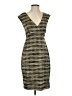DressBarn Chevron-herringbone Gray Cocktail Dress Size 4 - photo 1