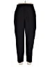 Athleta Solid Black Casual Pants Size 14 - photo 1