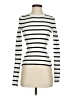 Derek Heart 100% Polyester Stripes Ivory Turtleneck Sweater Size S - photo 1